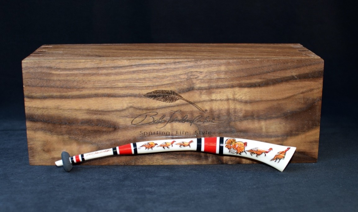 #15 of 25 Original, Hand-Painted, Limited-Edition
Bob Timberlake Wing-bone Turkey Call