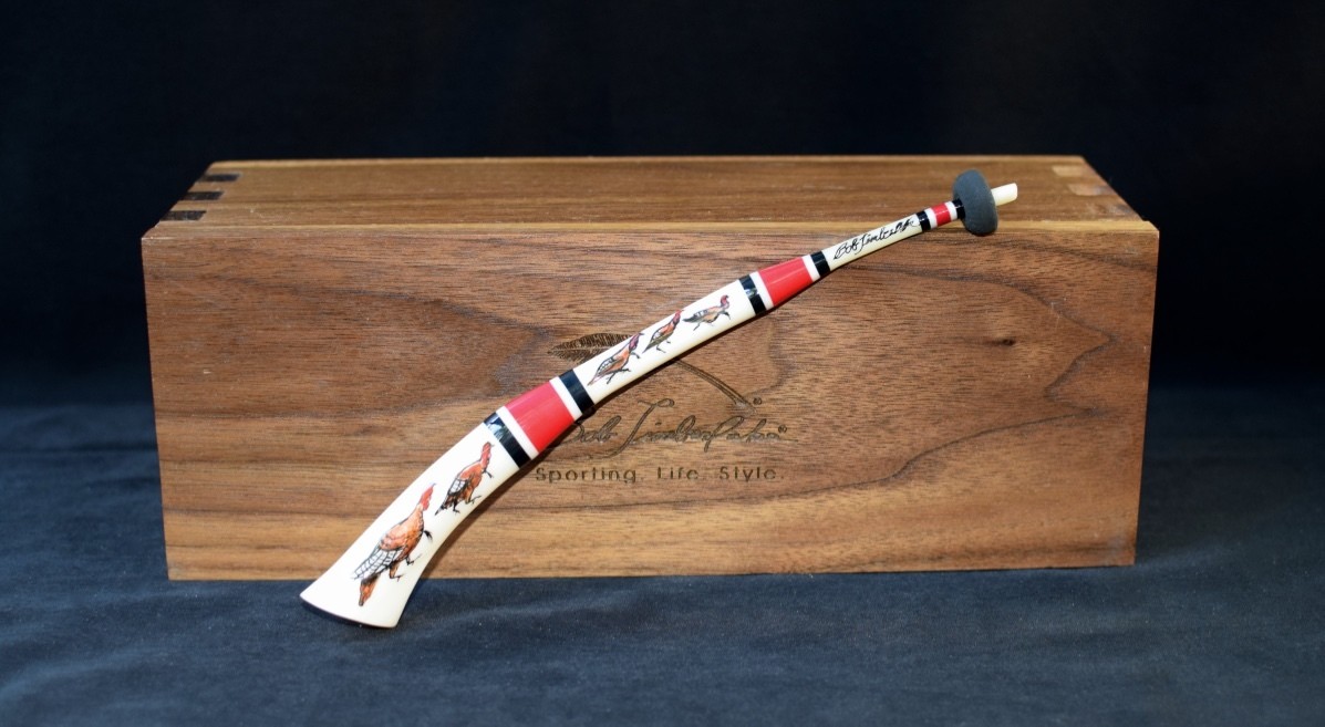 #18 of 25 Original, Hand-Painted, Limited-Edition
Bob Timberlake Wing-bone Turkey Call