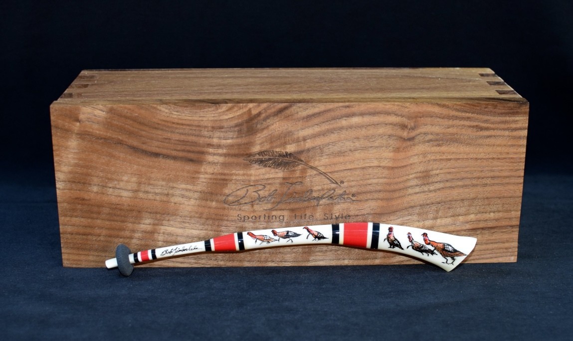 #23 of 25 Original, Hand-Painted, Limited-Edition
Bob Timberlake Wing-bone Turkey Call