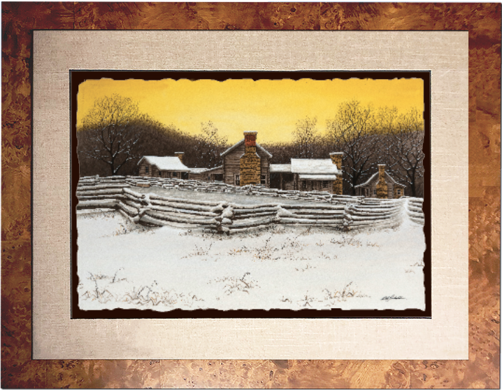 Four Chimneys Time-Limited Giclée Framed