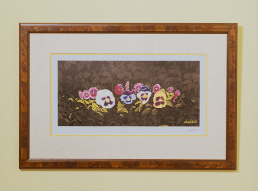 Luna&#39;s Pansies (Unframed)
