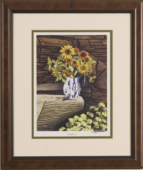 Sunflowers Mini Print  (Unframed)