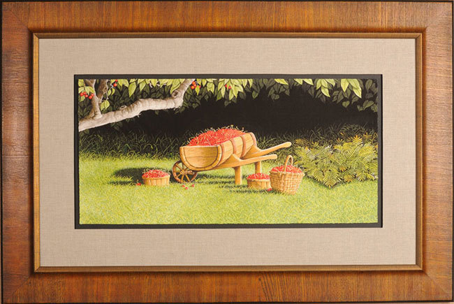 Miss Lucy&#39;s Cherries Giclée (Unframed)