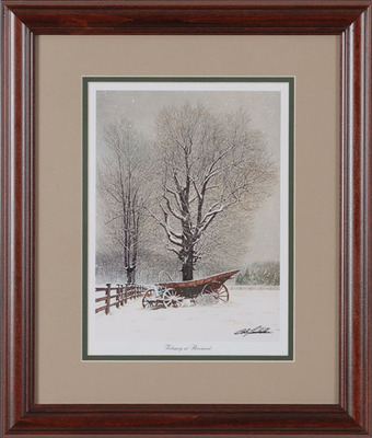 February at Riverwood Mini Print (Unframed)