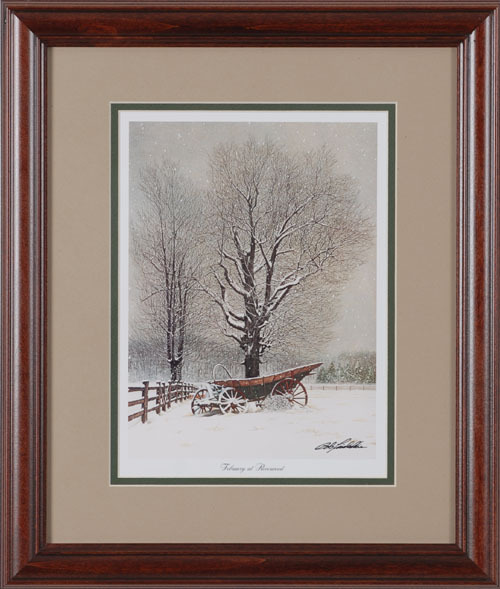 February at Riverwood Mini Print (Unframed)