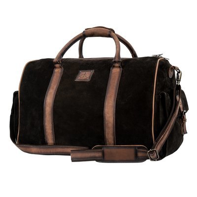 HERITAGE DUFFLE BAG BROWN SUEDE / LEATHER