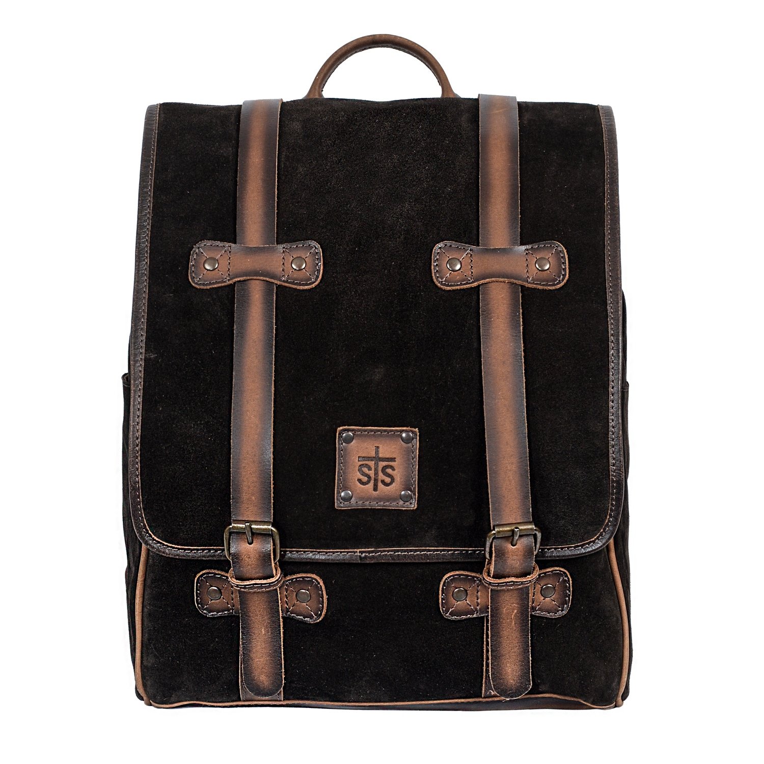 HERITAGE KNAPSACK BROWN SUEDE / LEATHER