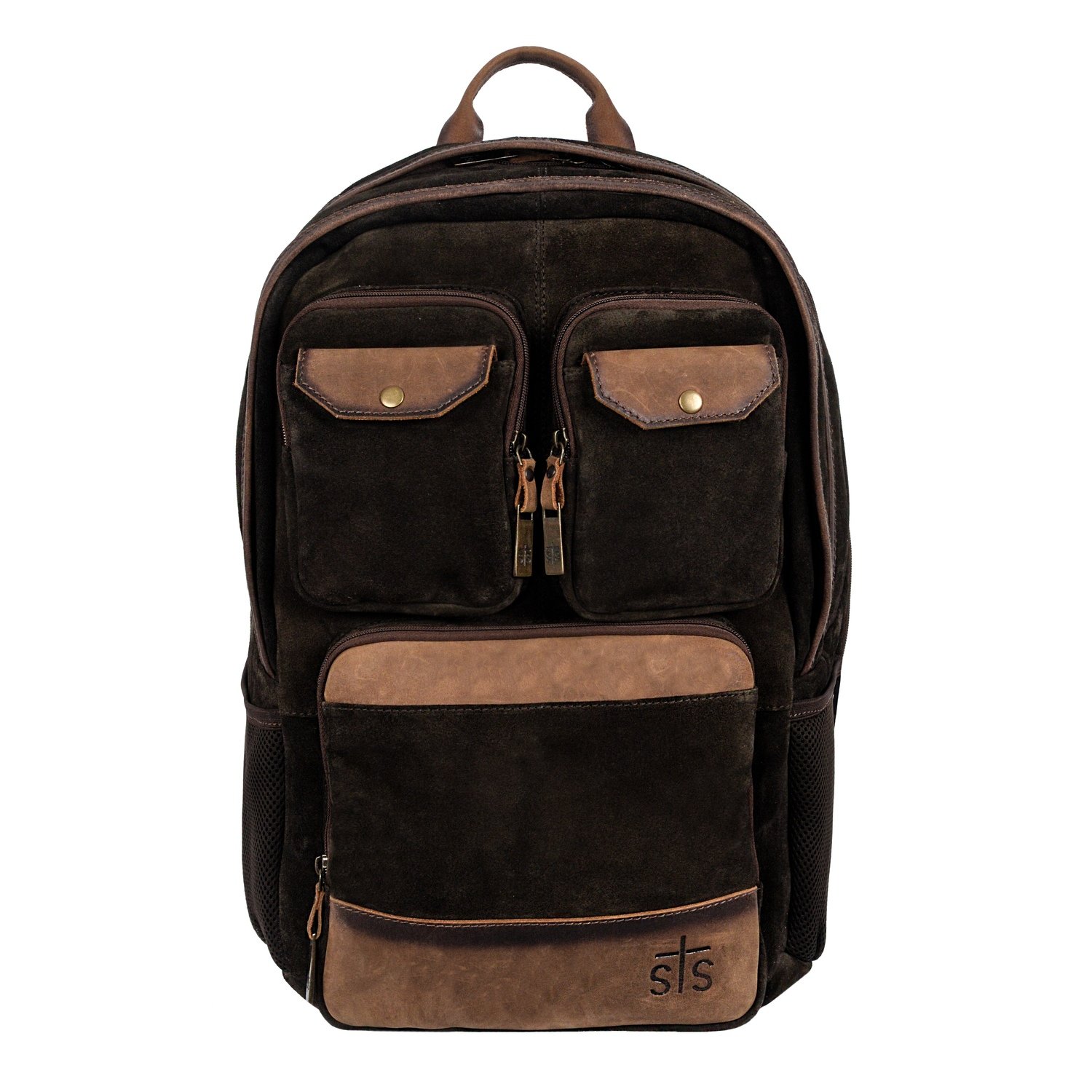 HERITAGE BACKPACK BROWN SUEDE / LEATHER