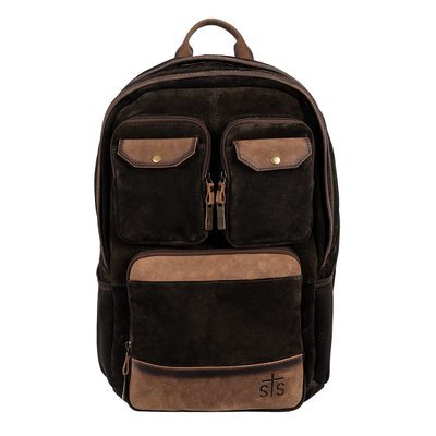 HERITAGE BACKPACK BROWN SUEDE / LEATHER