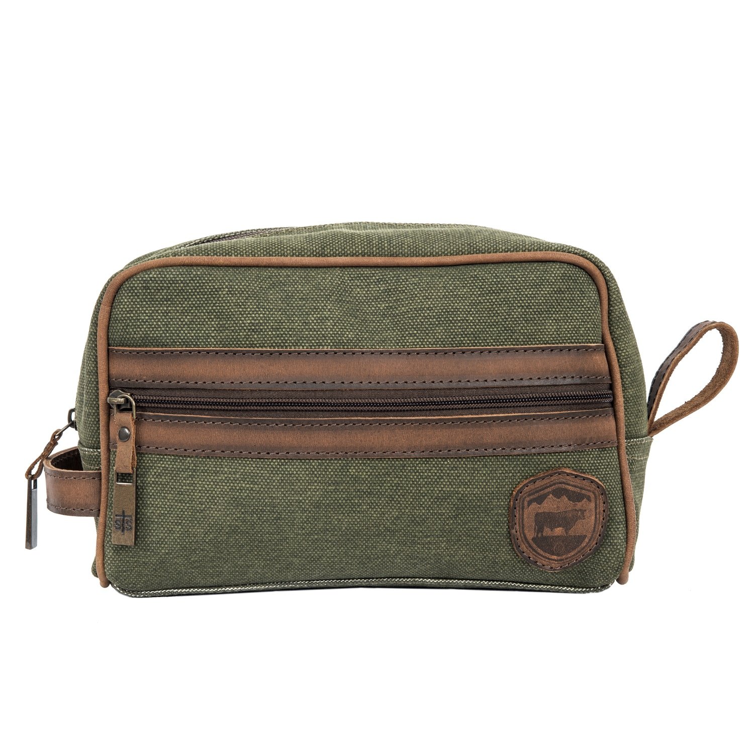 CANVAS SHAVE KIT - MILITARY GREEN