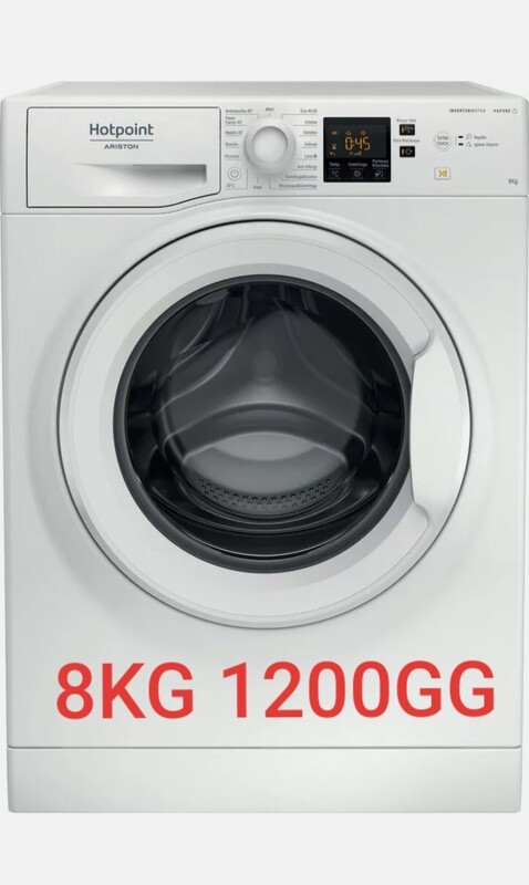 LAVATRICE HOTPOINT ARISTON 8KG 1200GG INVERTER A+++ NRF328W