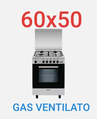 CUCINA GLEM GAS 60X50 FORNO GAS VENTILATO CON GRILL AL6S11Q