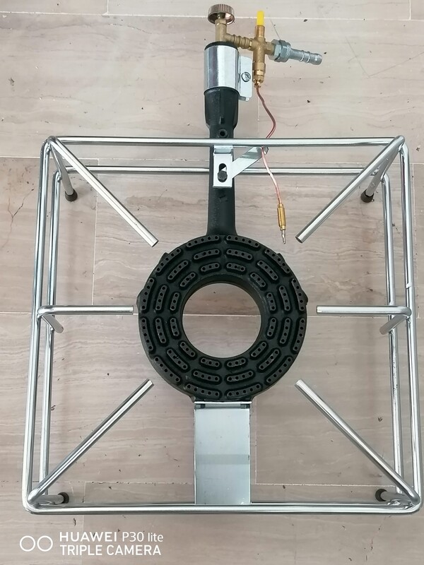 Fornellone GPL Valvolato 40x40 18000 Calorie