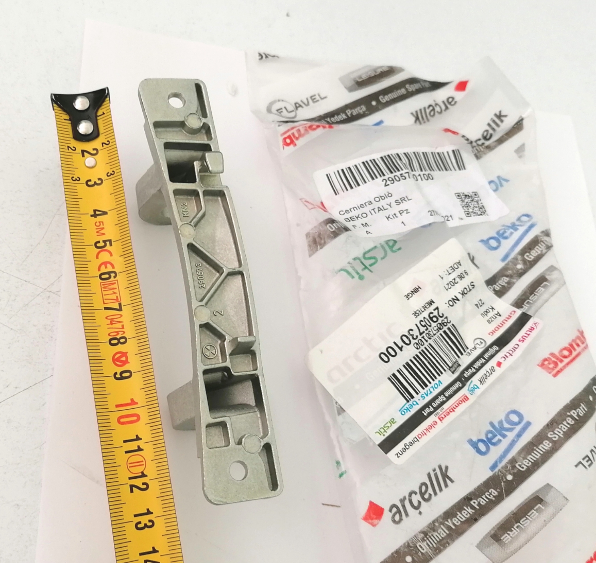 Cerniera Lavatrice Beko Originale 2905730100