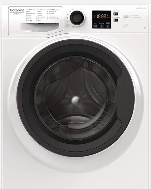 Lavatrice 8kg Hotpoint Ariston Inverter Vapore CL C 1200GG