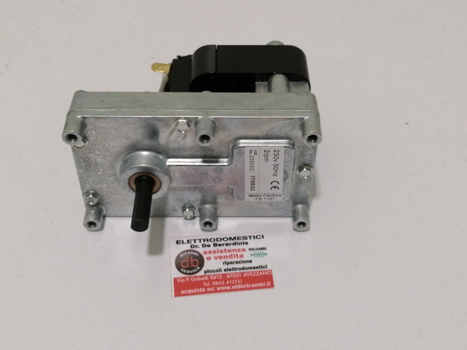 motoriduttore Stufa Pellets 2RPM