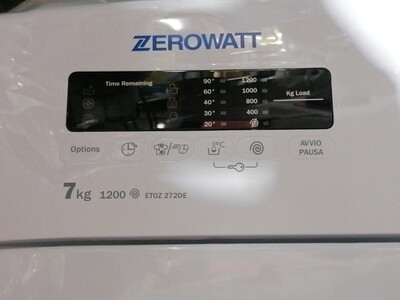 Lavatrice Carica Alto Zerowatt 7kg 1200gg CL F