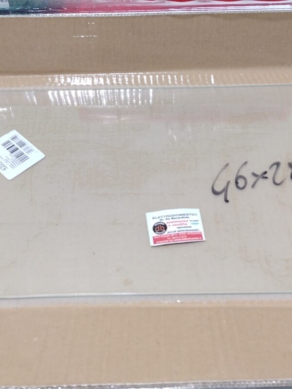 ripiano Vetro per frigorifero candy 43008229 46x28,5