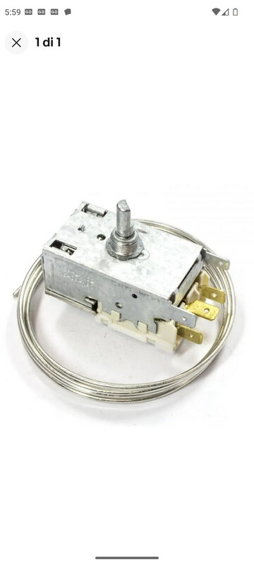Termostato Frigorifero RANCO K59-L1102 (VT9) per Whirlpool, Indesit, L=1200mm