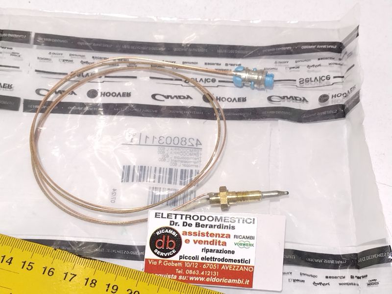 Termocoppia piano cottura cucina Candy Hoover 42800311