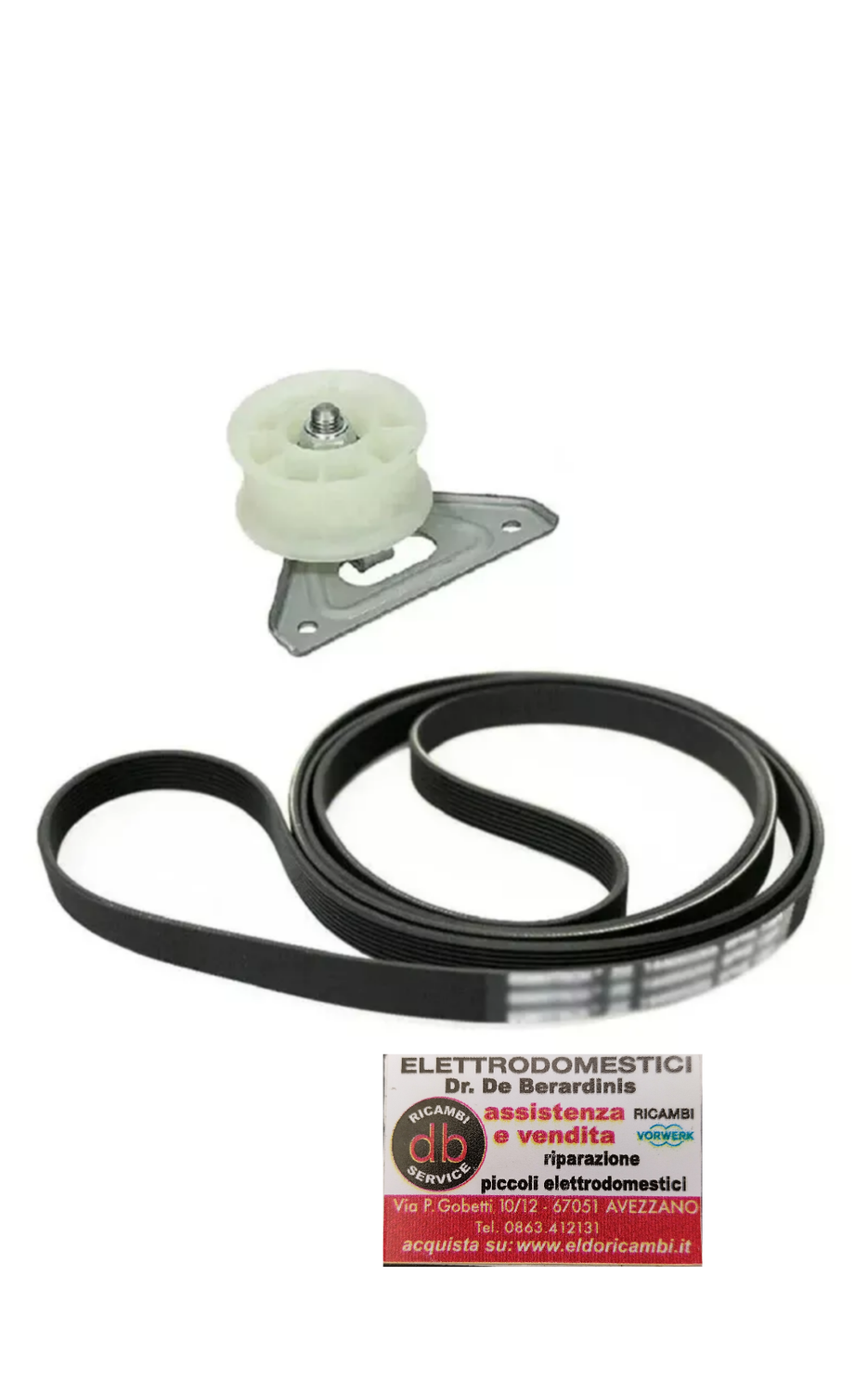 KIT CINGHIA E TENDICINGHIA ASCIUGATRICE ARISTON INDESIT C00300793 + C00504520