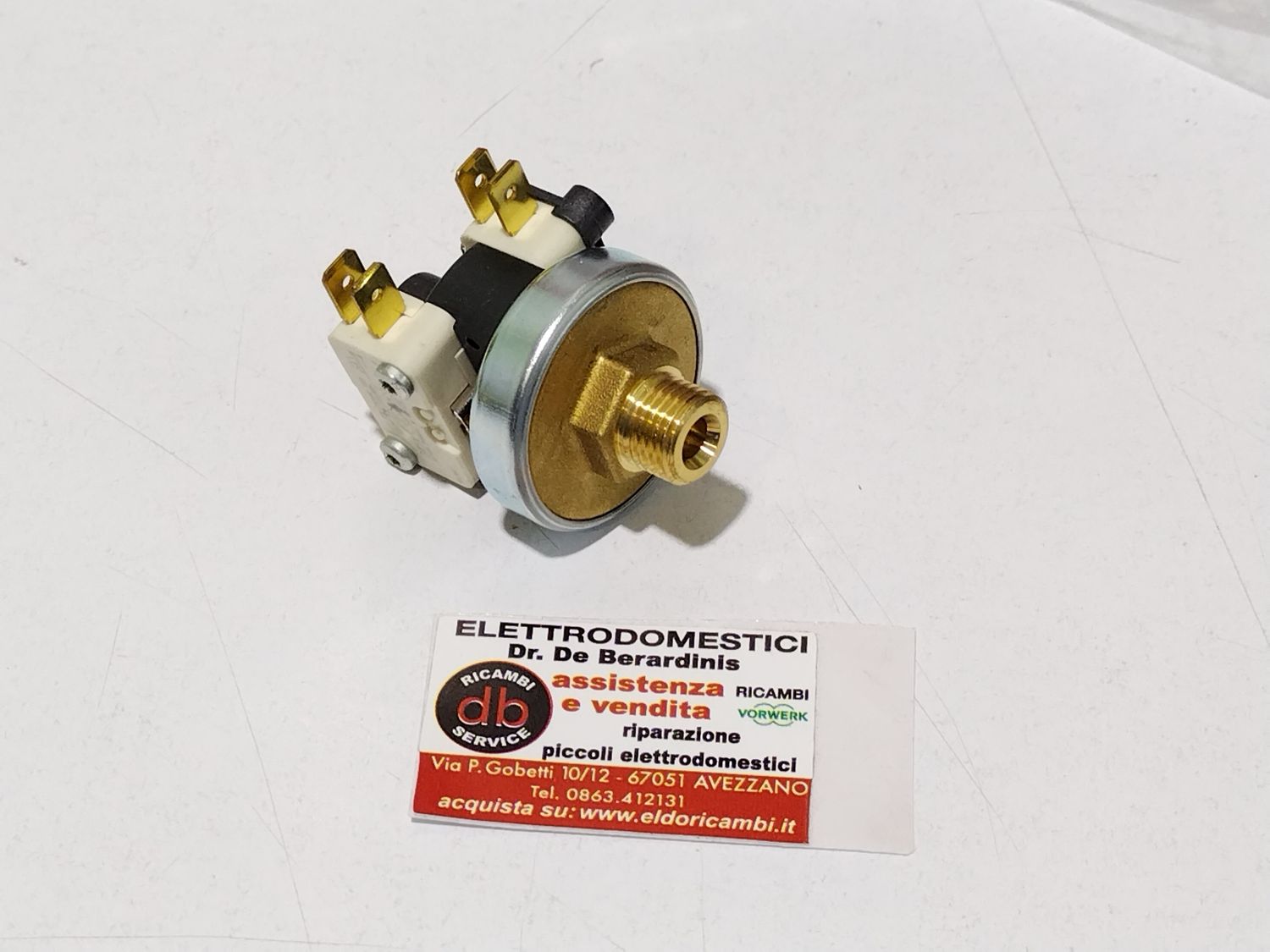 Pressostato Doppio Per Stufa Pellets XP200A 1,5-4BAR