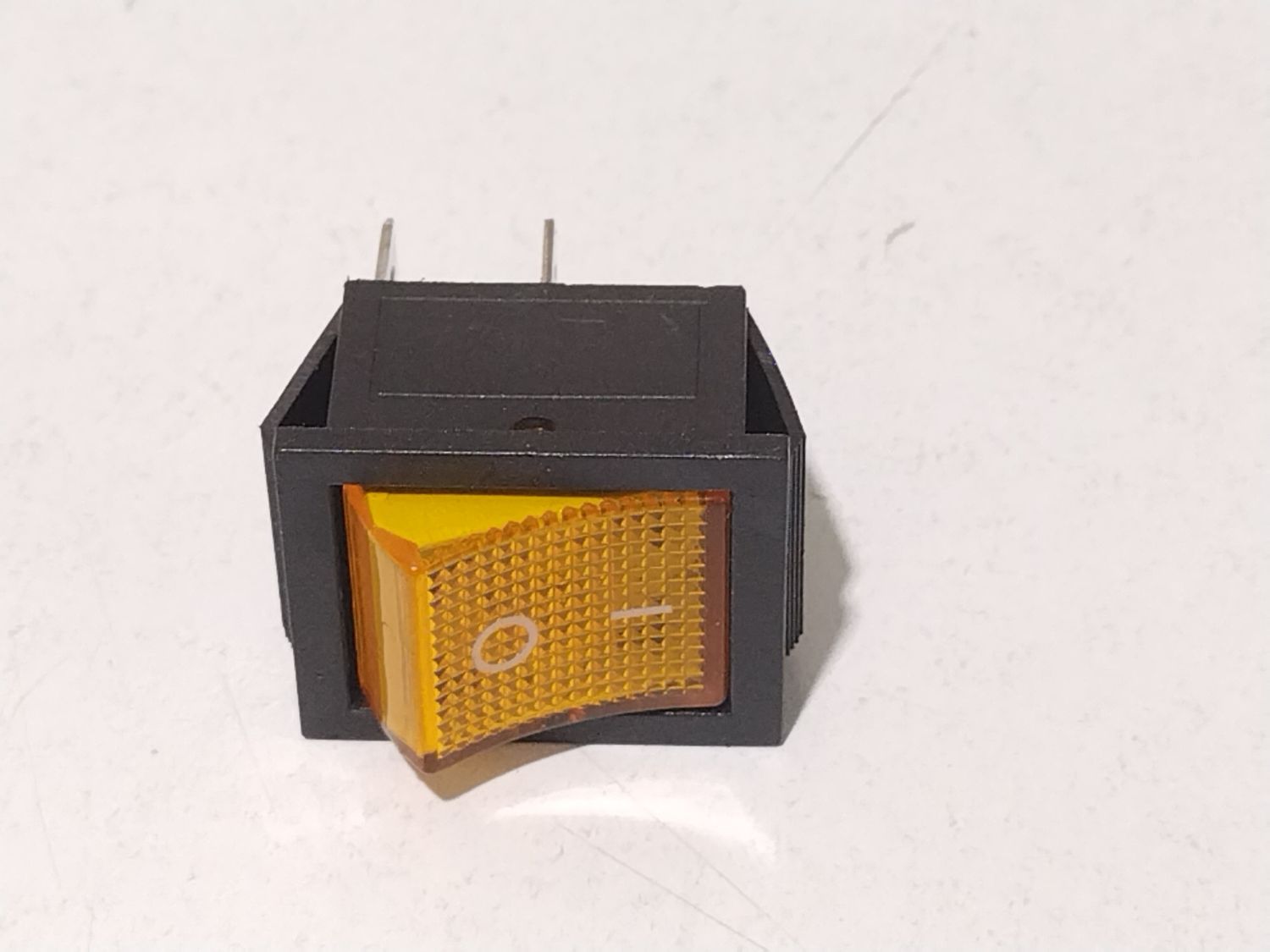 Interruttore Luminoso verde Bipolare 28x22