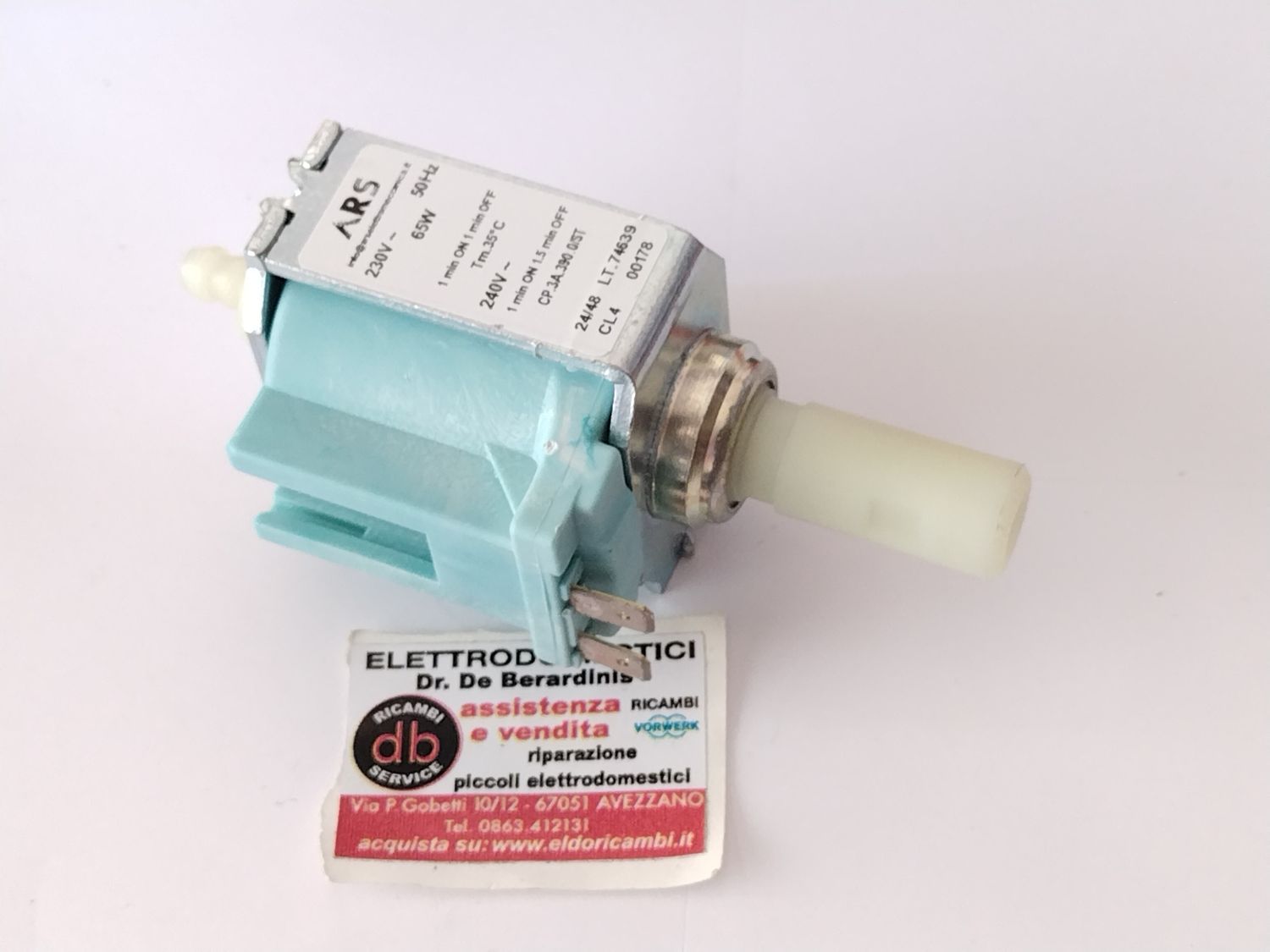 Pompa Macchina Caffè Ferro Stiro 65w