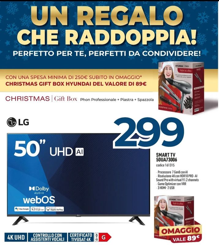 Televisore Smart LG 50"