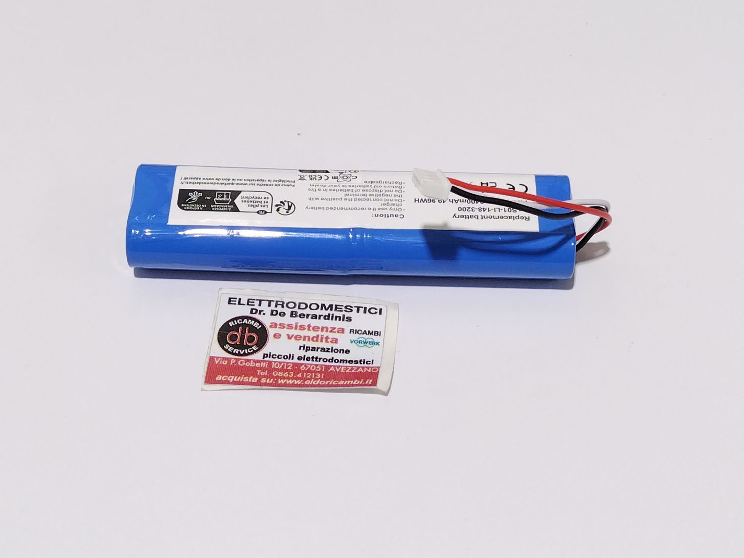 Batteria Ecovacs 14,4 3400mah Li Ion