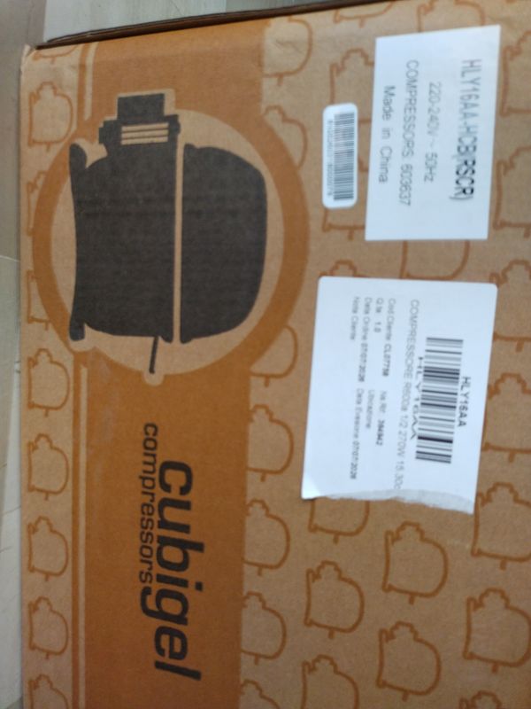 compressore r600 1/2 270w 15,30cc hly16aa