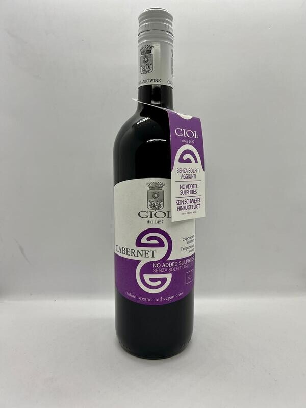 GIOL CABERNET  SENZA SOLFITI IGT CL 75