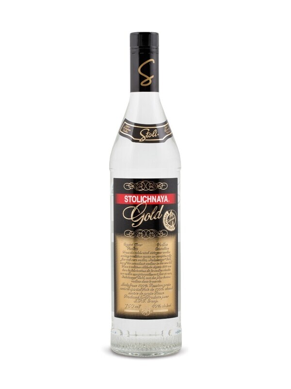 VODKA STOLICHNAYA GOLD ETICHETTA NERA CL 70 ALC. 40%