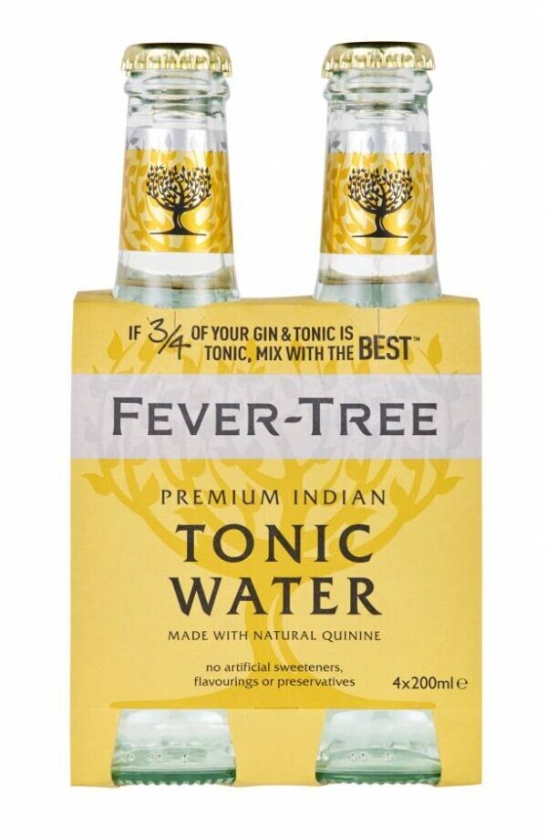 FEVER TREE PREMIUM INDIAN TONIC WATER CL.20 CONF. x 4 BOT