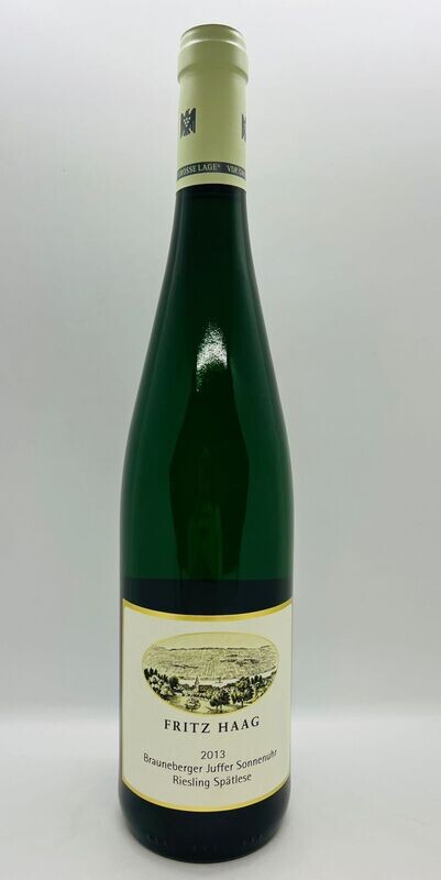 FRITZ HAAG RIESLING BRAUNEBERGER JUFFER SONNENUHR SPATLESE 2013 7,5% CL 75