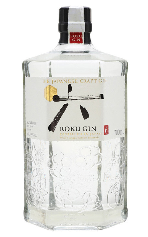 GIN ROKU DISTILLED IN JAPAN  CL 70 ALC. 43%