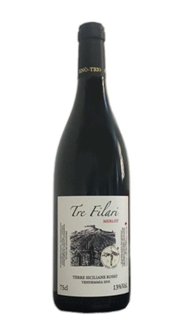 ENO' TRIO MERLOT TRE FILARI TERRE SICILIANE IGT CL 75