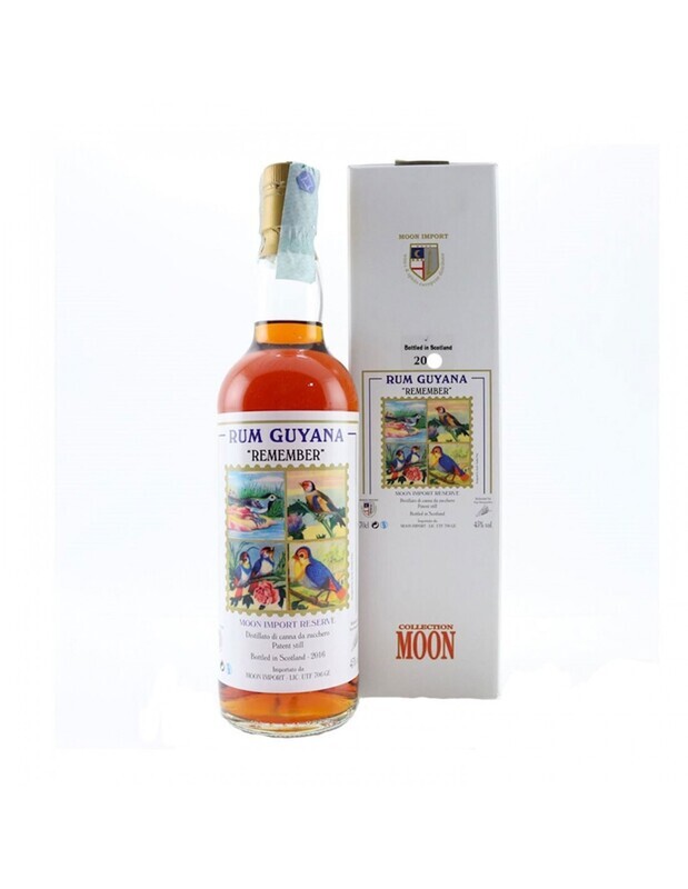 RUM MOON IMPORT GUYANA REMEMBER 2018 CL 70