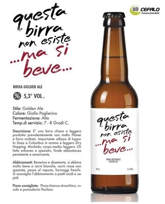 QUESTA BIRRA NON ESISTE...MA SI BEVE Birra Bionda Vol.5.3