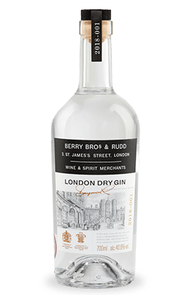 GIN BERRY BROS & RUDD LONDON DRY GIN CL 70 ALC. 40.6%