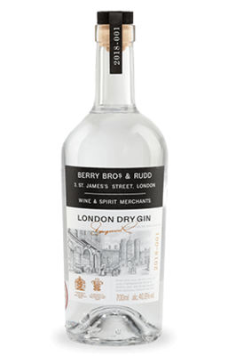 GIN BERRY BROS & RUDD LONDON DRY GIN CL 100 ALC. 40.6%