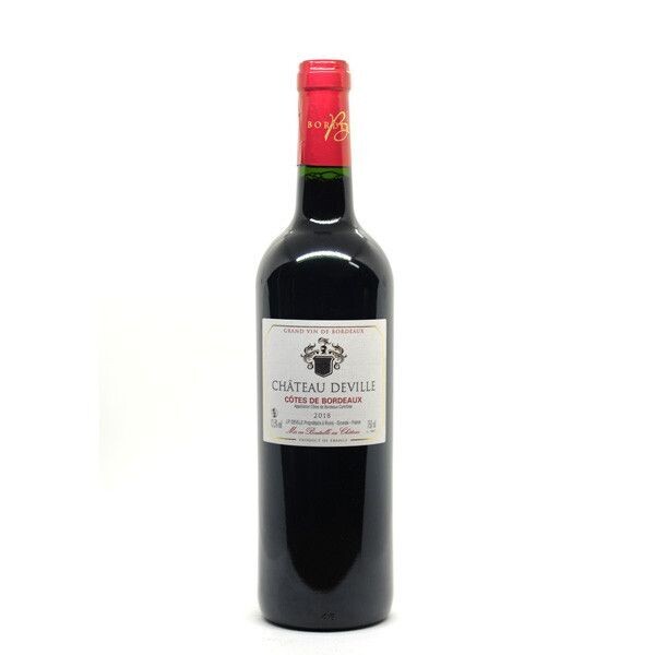 CHATEAU DEVILLE COTES DE BORDEAUX ROUGE JEAN PAUL DEVILLE CL 75