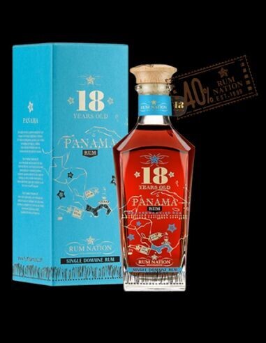 RUM NATION PANAMA 18 ANNI CL 70 ASTUCCIATO