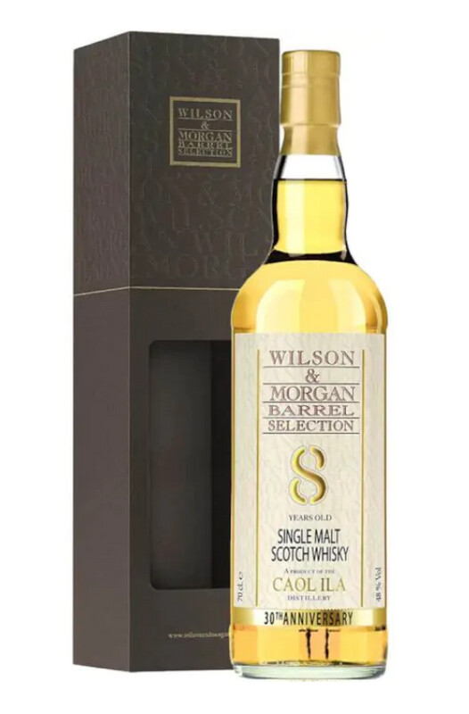 WILSON & MORGAN CAOL ILA 8 YO 30TH ANNIVERSARY 48%VOL CL 70