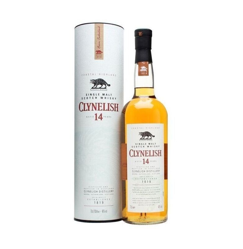CLYNELISH 14 Y.O. SINGLE MALT  SCOTCH WHISKY CL 70