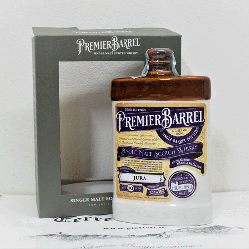 PREMIER BARREL SINGLE MALT SCOCTH WHISKY - JURA 10 Y.O. BOTTIGLIA IN CERAMICA CL 70 ASTUCCIATO