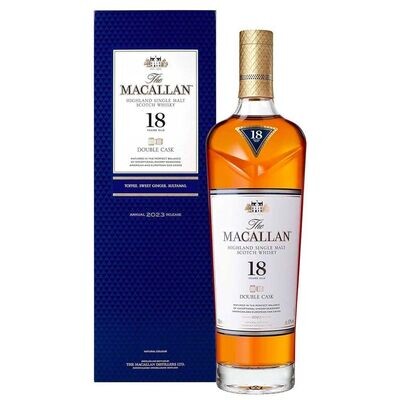 MACALLAN 18 YEARS OLD DOUBLE CASK SCOTCH WHISKY CL.70 ASTUCCIATO