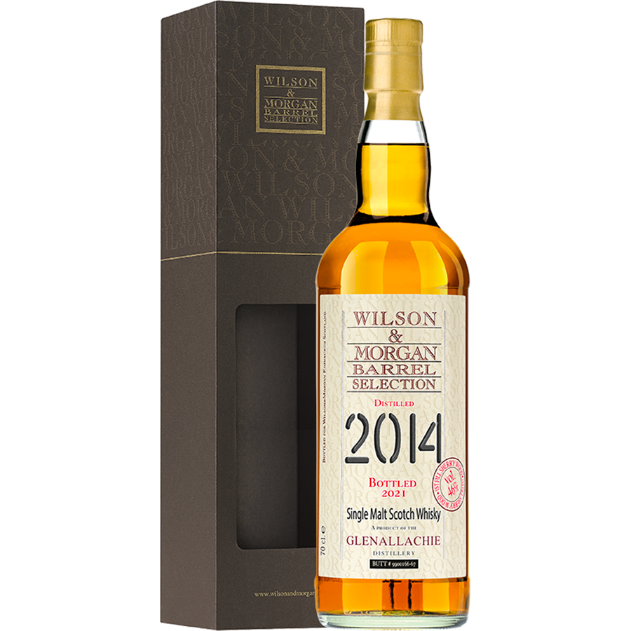 WILSON & MORGAN BARREL SELECTION 2014 GLENALLACHIE BOTTLED 2021 CL 70