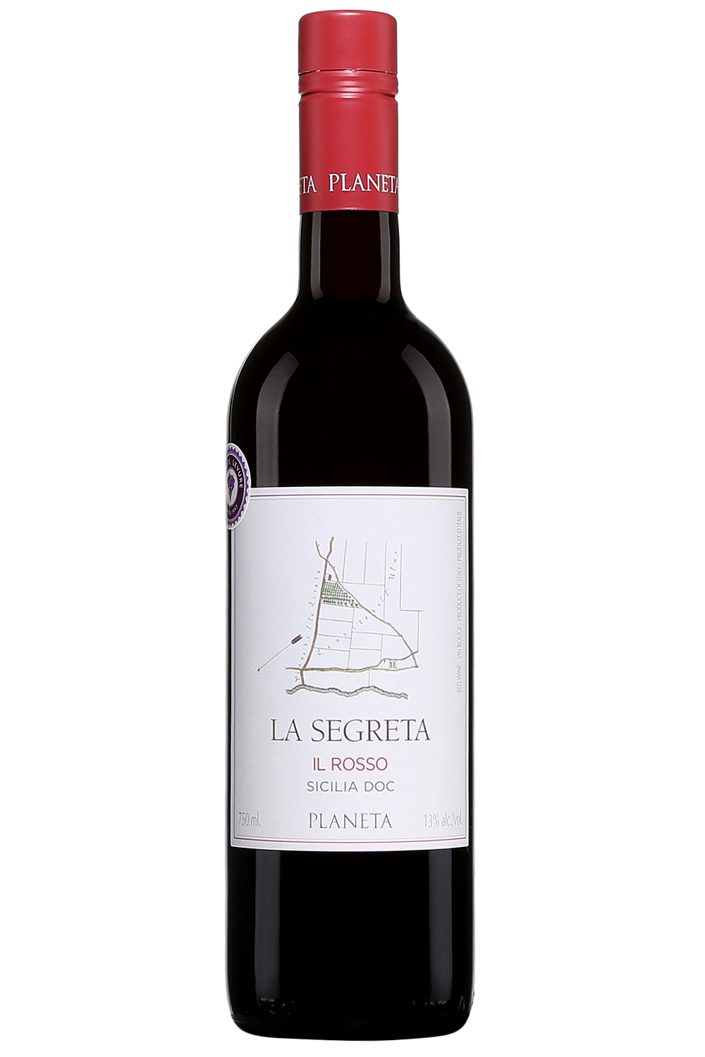 PLANETA LA SEGRETA IL ROSSO MEZZA BOTT. 37,5CL