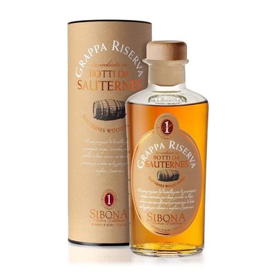 GRAPPA SIBONA RISERVA BOTTI DA SAUTRNERS 0,50CL
